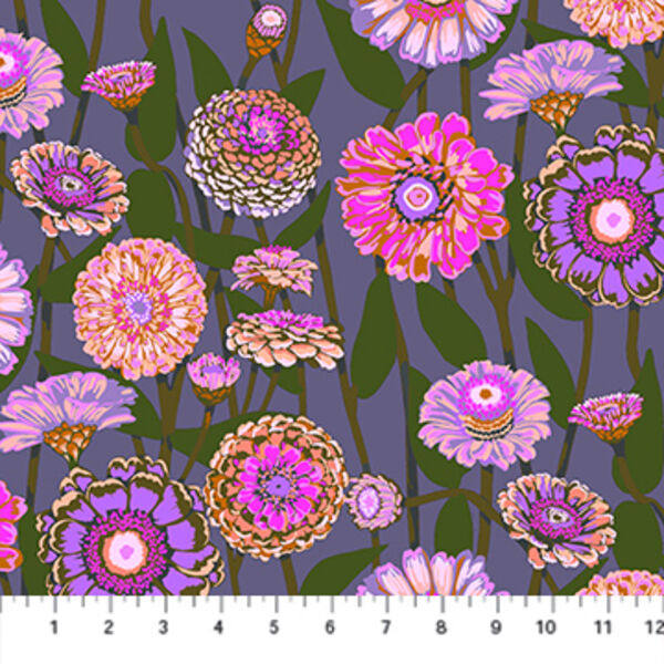Zinnia Show in Mauve