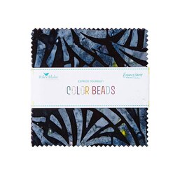 Express Yourself! Batiks 5" Square Pack in Color Beads