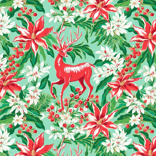 Festive Deer in Isle
