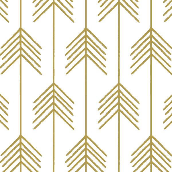 Vanes in Gold on White