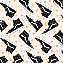 High Tops and Stars in Gold