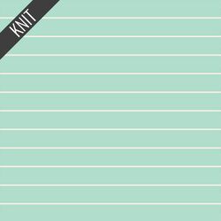 Striped Sleek Knit in Mint