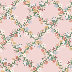Floral Trellis in Pink