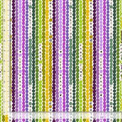 Beaded Stripe in White