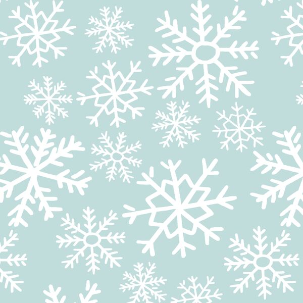 Dashing Through the Snow in Glacier Blue