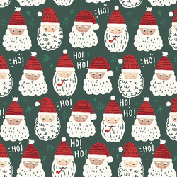 Father Christmas in Garden Green