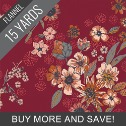 Constant Companion Flannel in Heart - 15 Yard Bolt