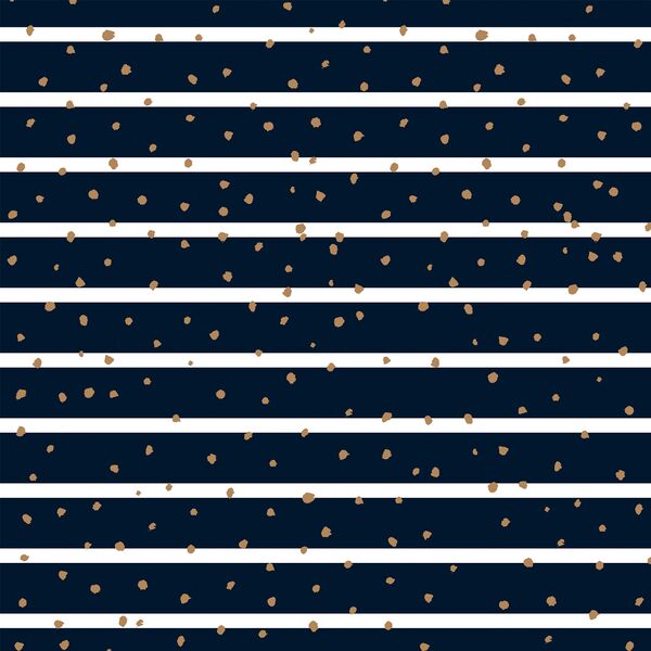 Speckled Stripe in Deep Blue