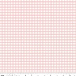 1/8" Gingham in Baby Pink