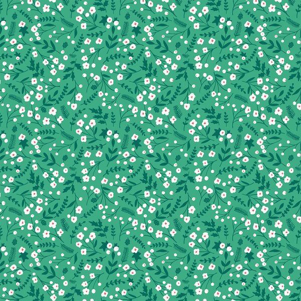 Winter Floral in Evergreen