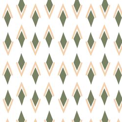Woven Basket in Olive and Nectar