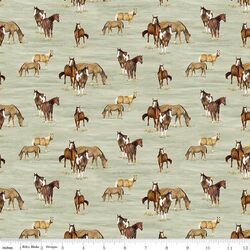 Horses in Green