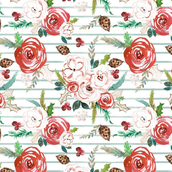 Christmas Florals in Festive
