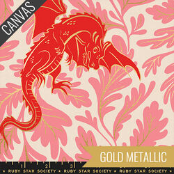Dragon Lair Canvas in Dark Ruby Metallic