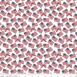 Flags in White