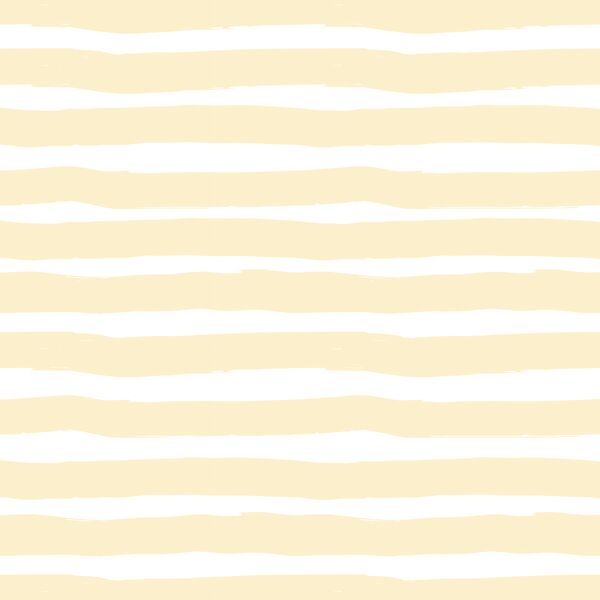 Large Painted Stripe in Lemon Chiffon