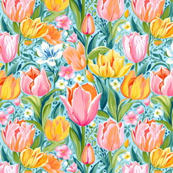 Elegant Tulips in Blooming