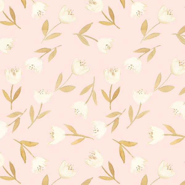 Spring Flowers in Blush Pink