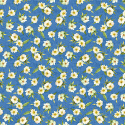 Small Floral in Blue