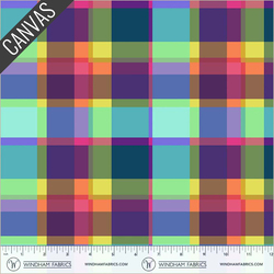 Summer Plaid Canvas in Multi