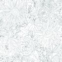 Paperie in Dark Blue on White