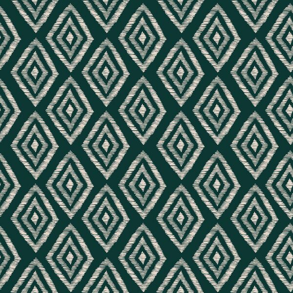 Ikat Diamonds in Verdant