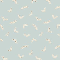 Halloween Bats in Light Blue