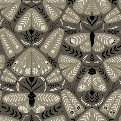 Folk Moths in Olive