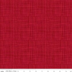Grasscloth Cottons in Cranberry