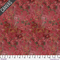 Red Tapestry Canvas in Red