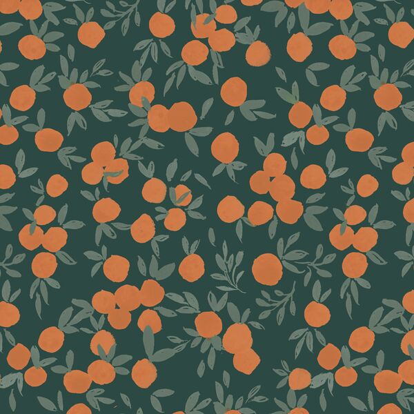 Oranges in Dark Teal