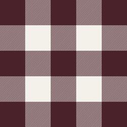 Thick Plaid in Maroon