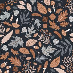 Fall Leaves in Autumn Walk