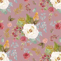 Rustic Blooms in Antique Rose