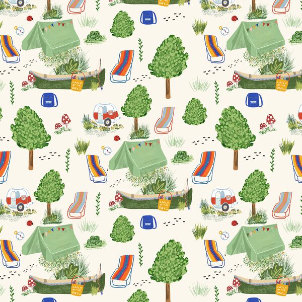 Lets Go Camping in Ivory