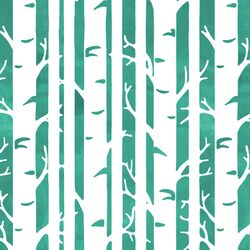 Birches in Jade
