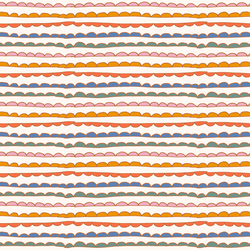 Scallop Stripe in Retro