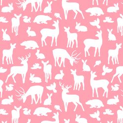 Forest Friends in Rose Pink