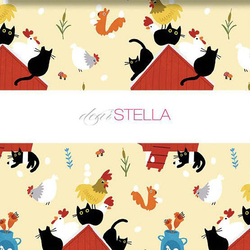 Bok Bok Meow 10" Square Pack