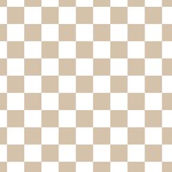 Garden Checkerboard in Mocha