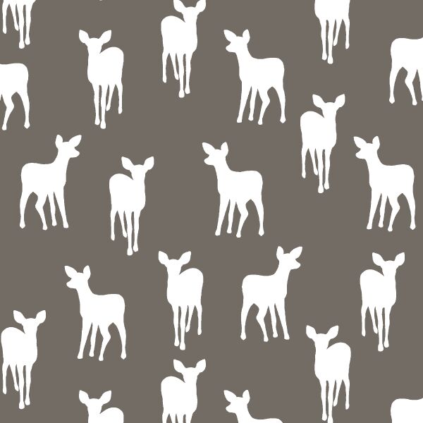 Fawn Silhouette in Stone