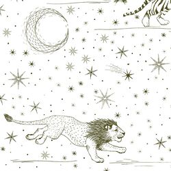 Large Celestial Safari in Palm Green
