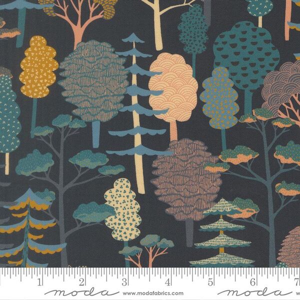 Forest Trees in Midnight