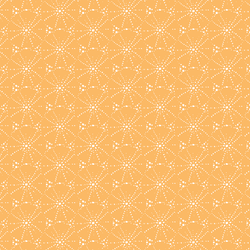 Small Sandy Urchin in Tangerine