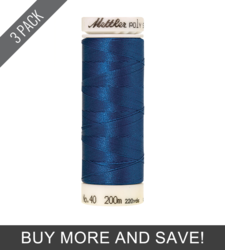 Colonial Blue (3406-3902) - Poly Sheen - 220 Yards (3 Pack)