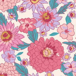Hazy Garden in Cream