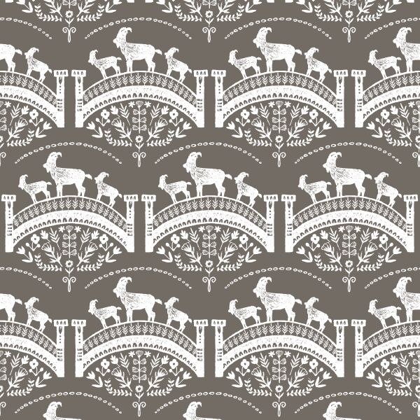 Billy Goats Gruff in Stone