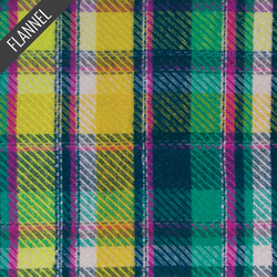 Royal Plaid Flannel in Sunrise