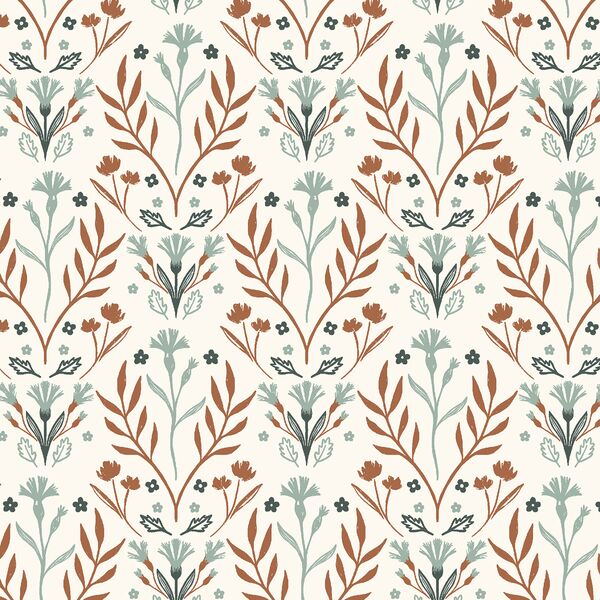 Floral Wilderness in Cream