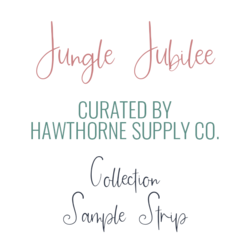 Jungle Jubilee Sample Strip
